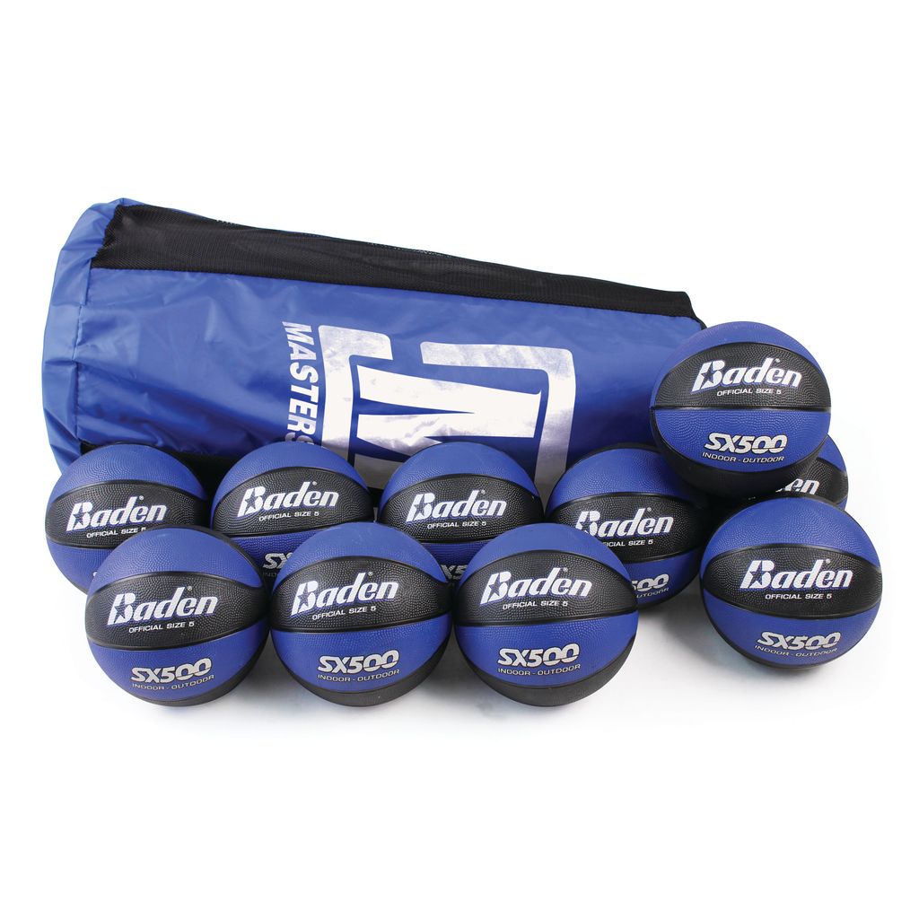 BADEN SX SERIES BASKETBALL SIZE 5 - SX500, BAG OF 10