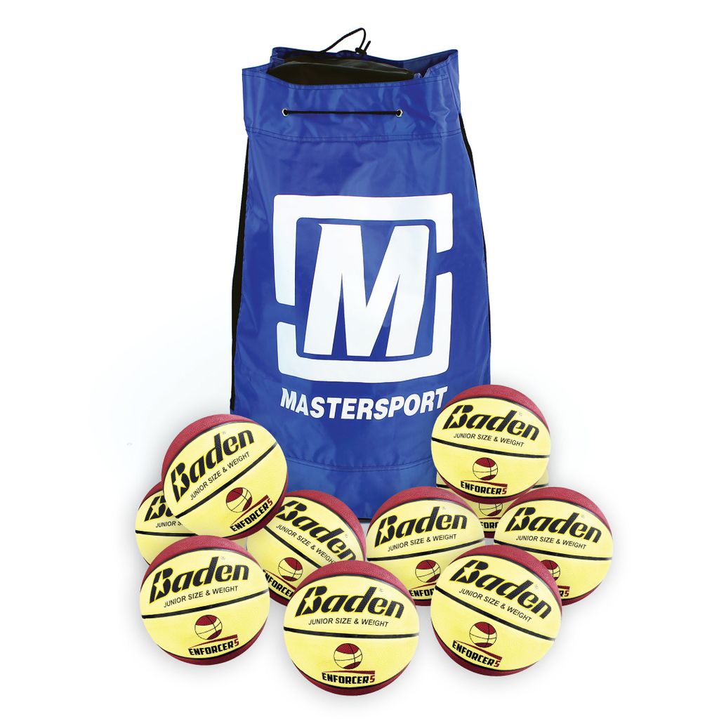 BADEN ENFORCER BASKETBALL SIZE 5, BAG OF 10