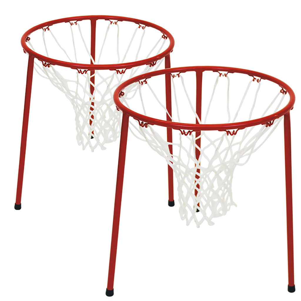 FLOOR STANDING BASKETBALL GOAL PAIR OF TRIPODS