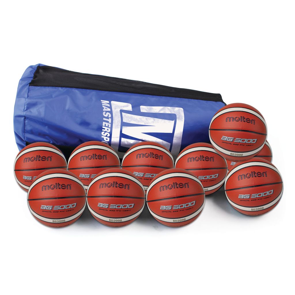 MOLTEN BG3000 BASKETBALL SIZE 6, BAG OF 10