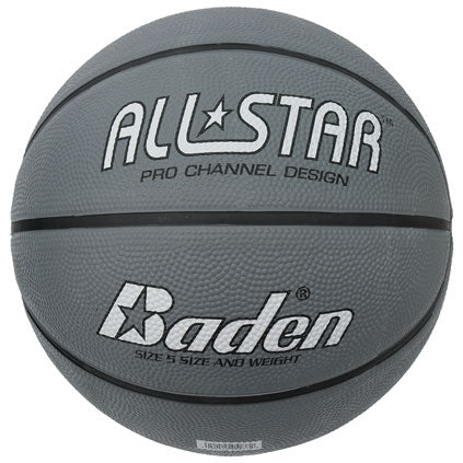 BADEN ALL STAR BASKETBALL SIZE 5, SILVER
