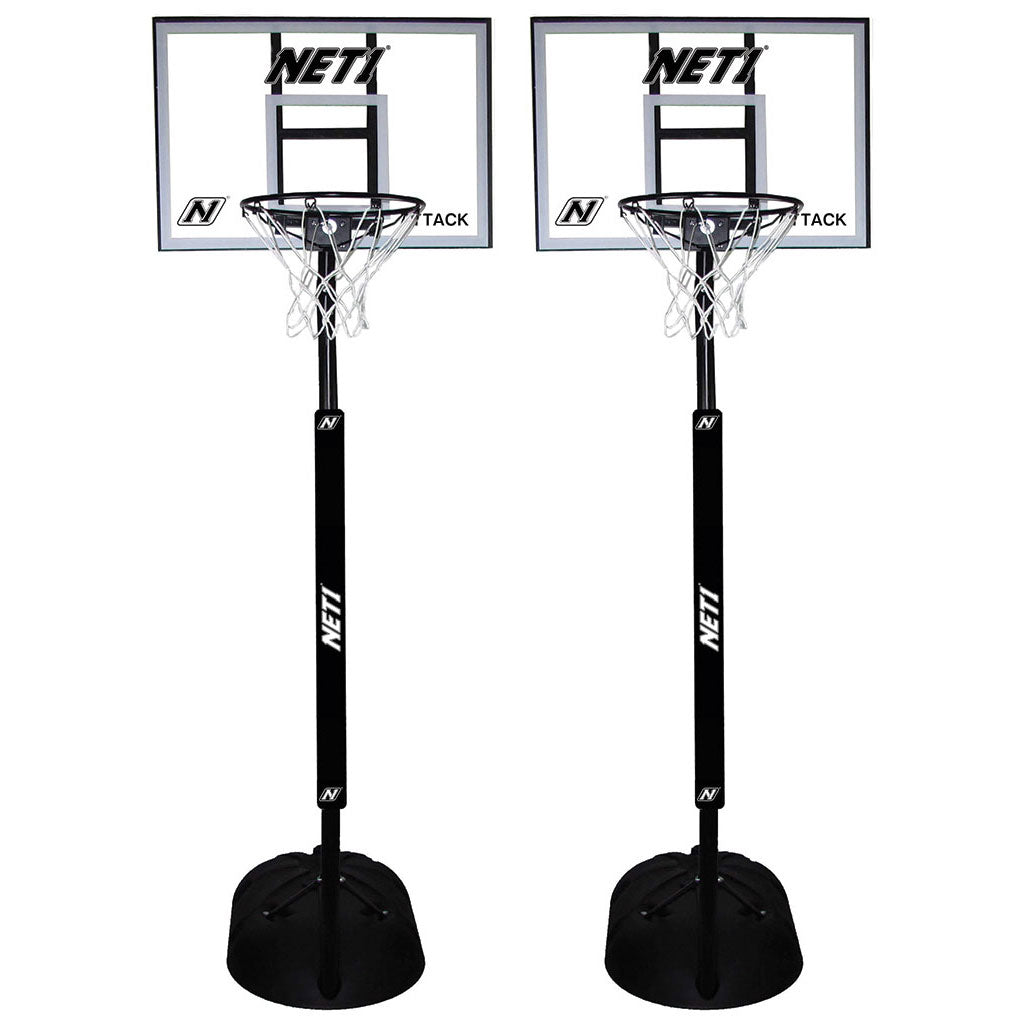 NET1 ATTACK PORTABLE BASKETBALL SYSTEM PAIR