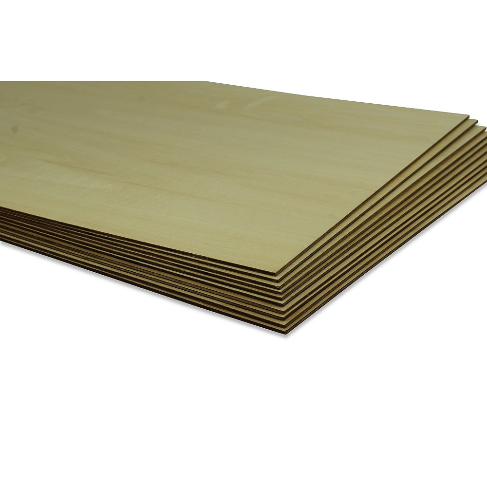 Basswood Premium Laser Plywood - 600 x 400 x 3mm - Pack of 10