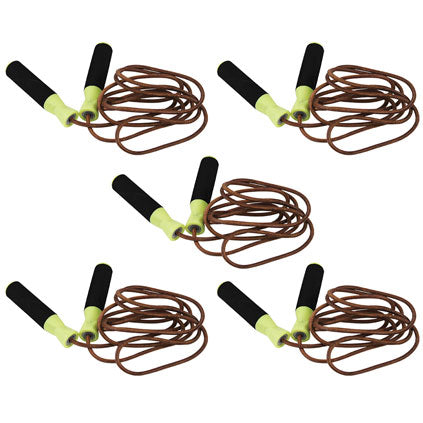 LEATHER SKIPPING ROPE SET OF 5
