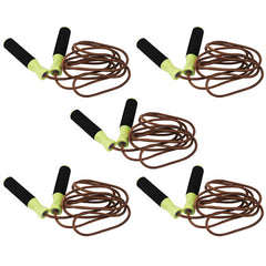 LEATHER SKIPPING ROPE SET OF 5