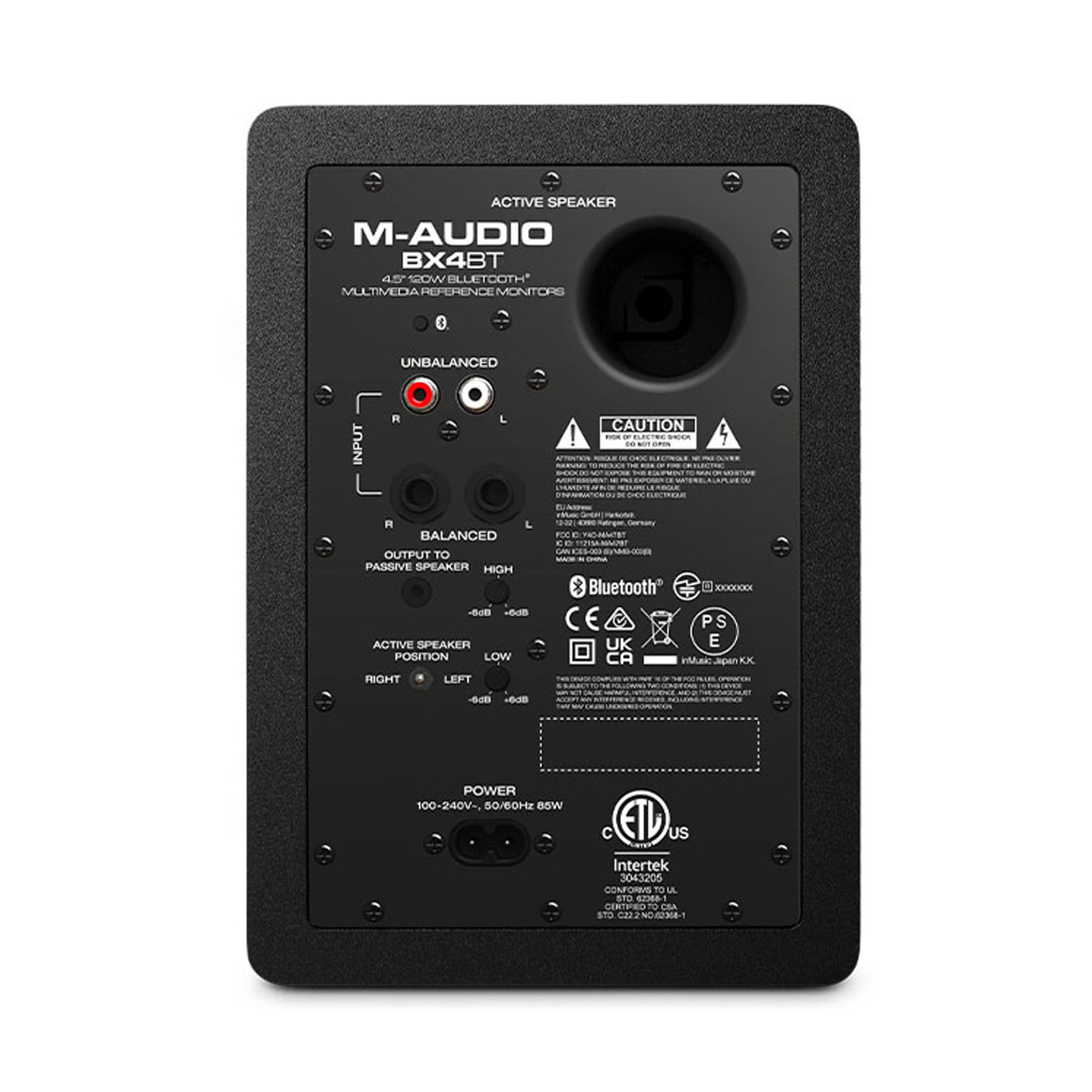 M-Audio BX-BT reference monitor speaker pair with Bluetooth - 4.5\"