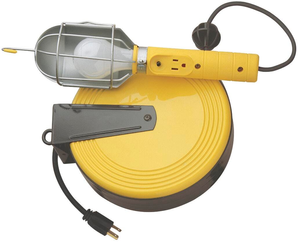 40 UTILITY LIGHT W/METAL REEL