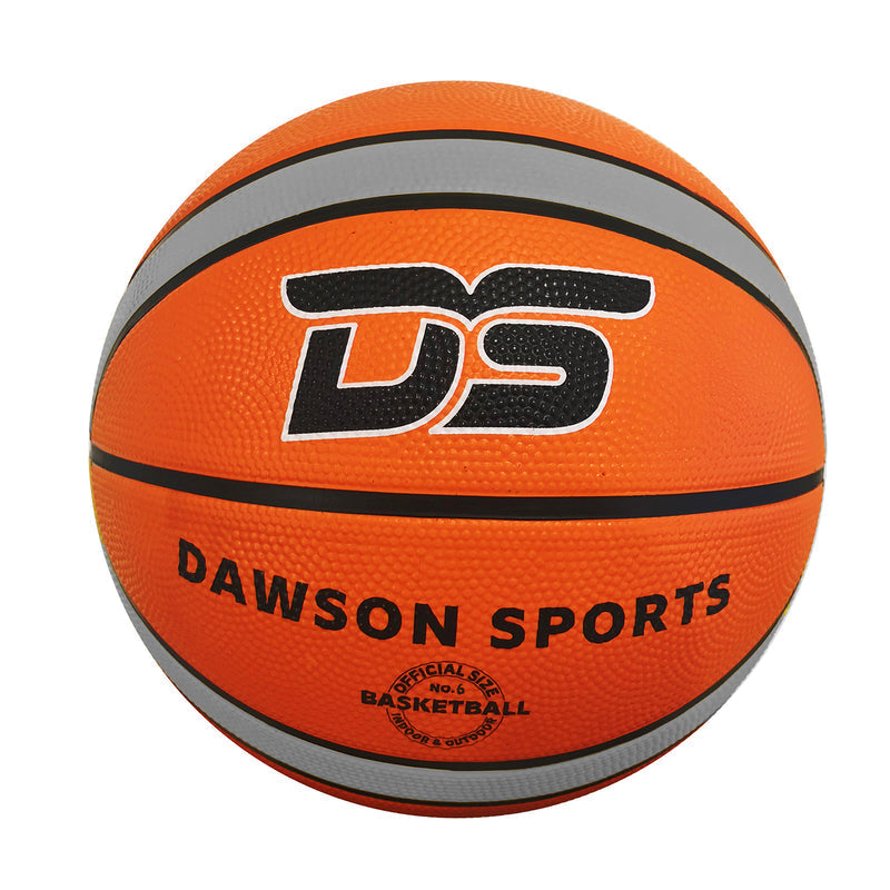 DS Rubber Basketball - Size 6 Orange