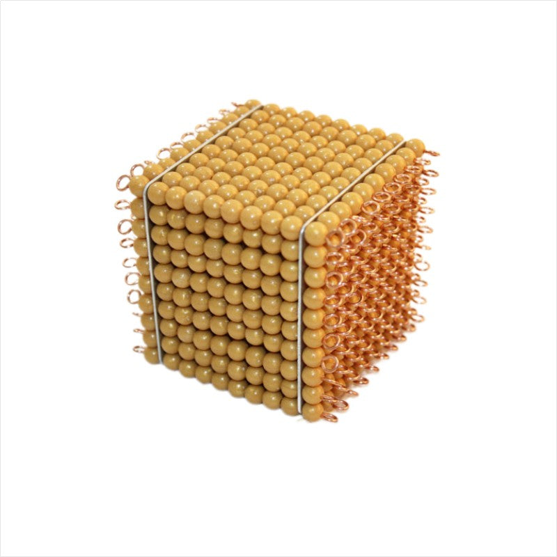 Golden Bead Thousand Cube (Pearl color)