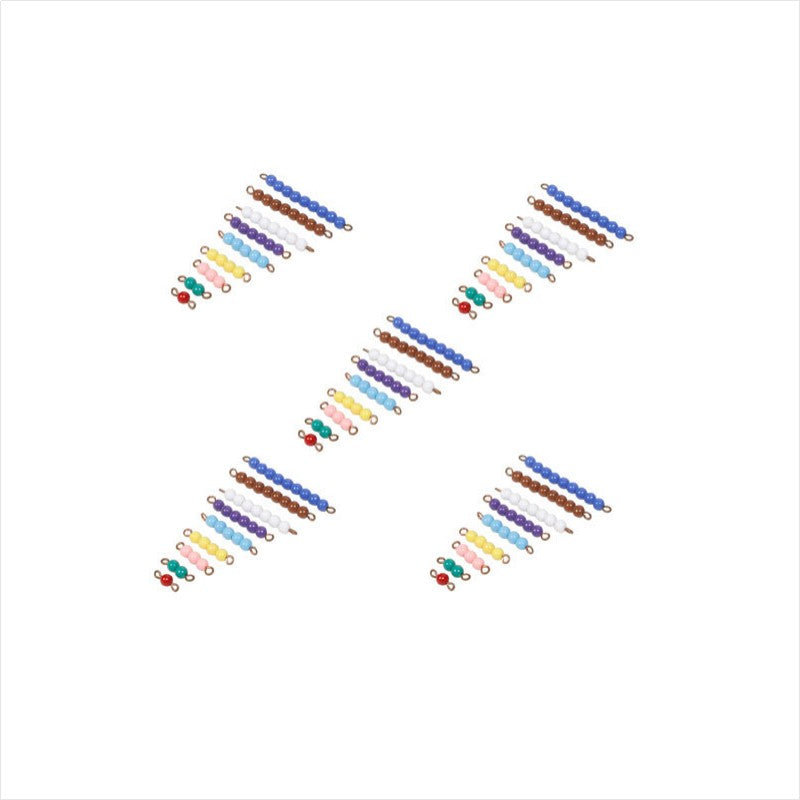 5 Sets of Colored Bead Stairs 1-9