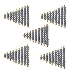 5 Pairs of Bead Stairs 1-9 ( Black gray & Gray)