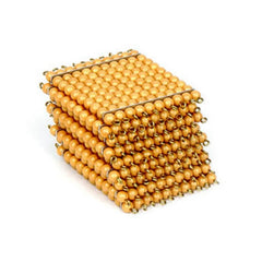 10 Golden Bead Hundred Squares (Pearl color)