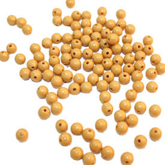 100 Golden Bead Units (Pearl color)