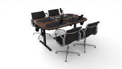 AKA Design ProCast C4 sit-stand studio desk – Walnut