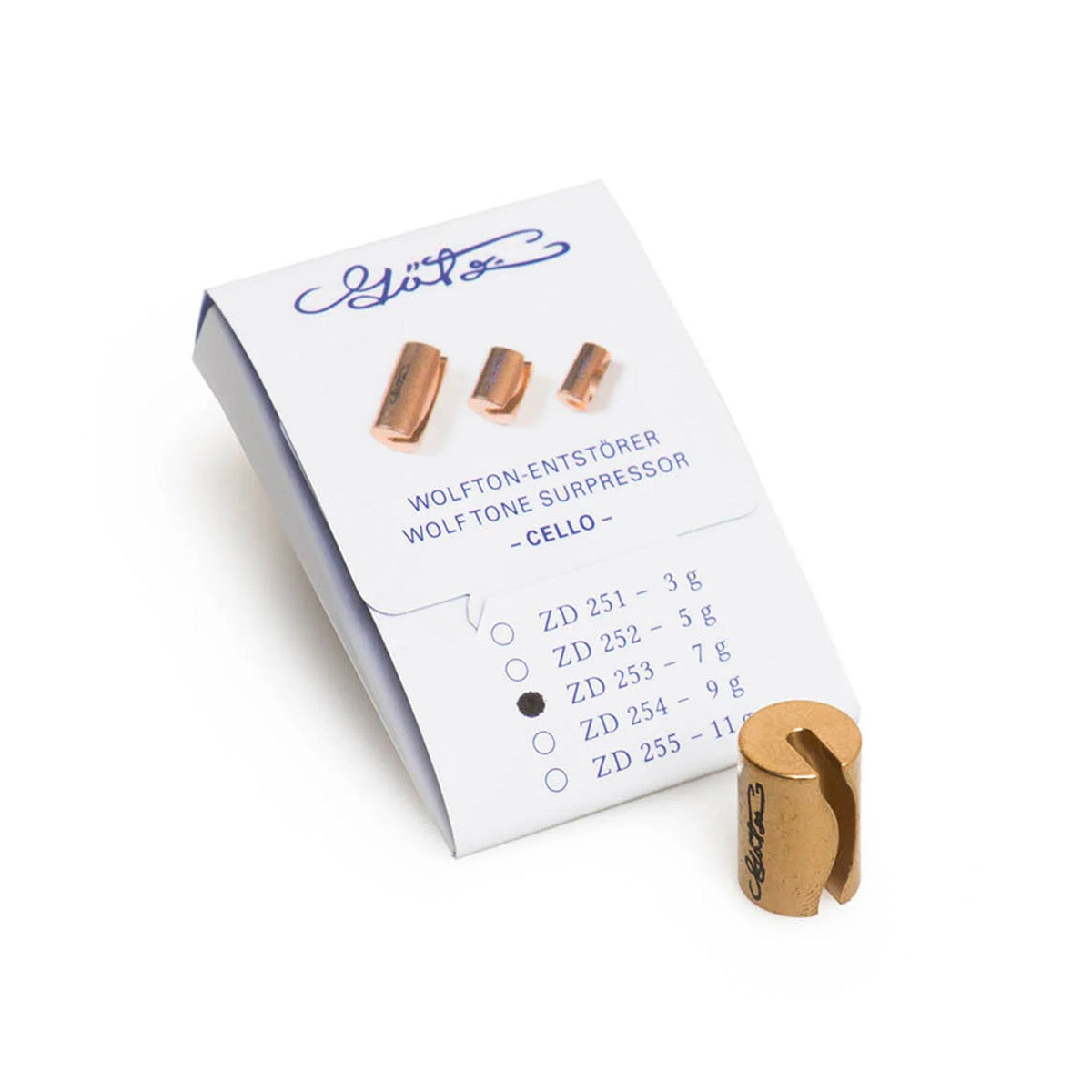 Goetz wolf tone suppressor for cello - 7g