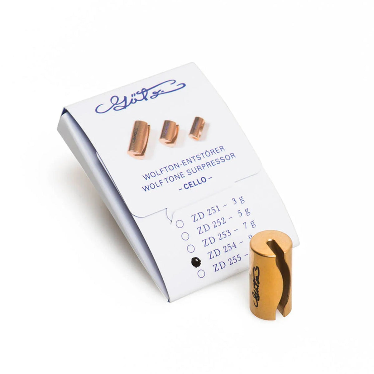 Goetz wolf tone suppressor for cello - 9g