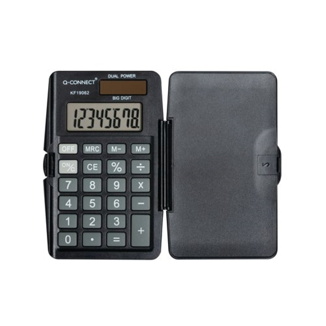Pocket Sized 8 Digit Dual Power Calculator