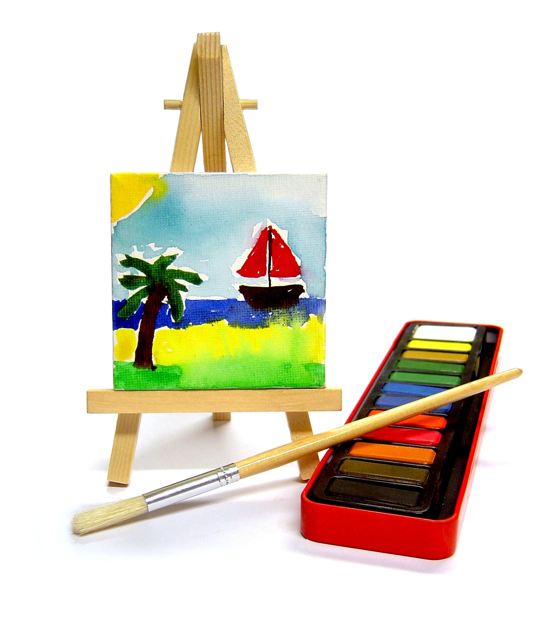 Mini Canvas with Easel