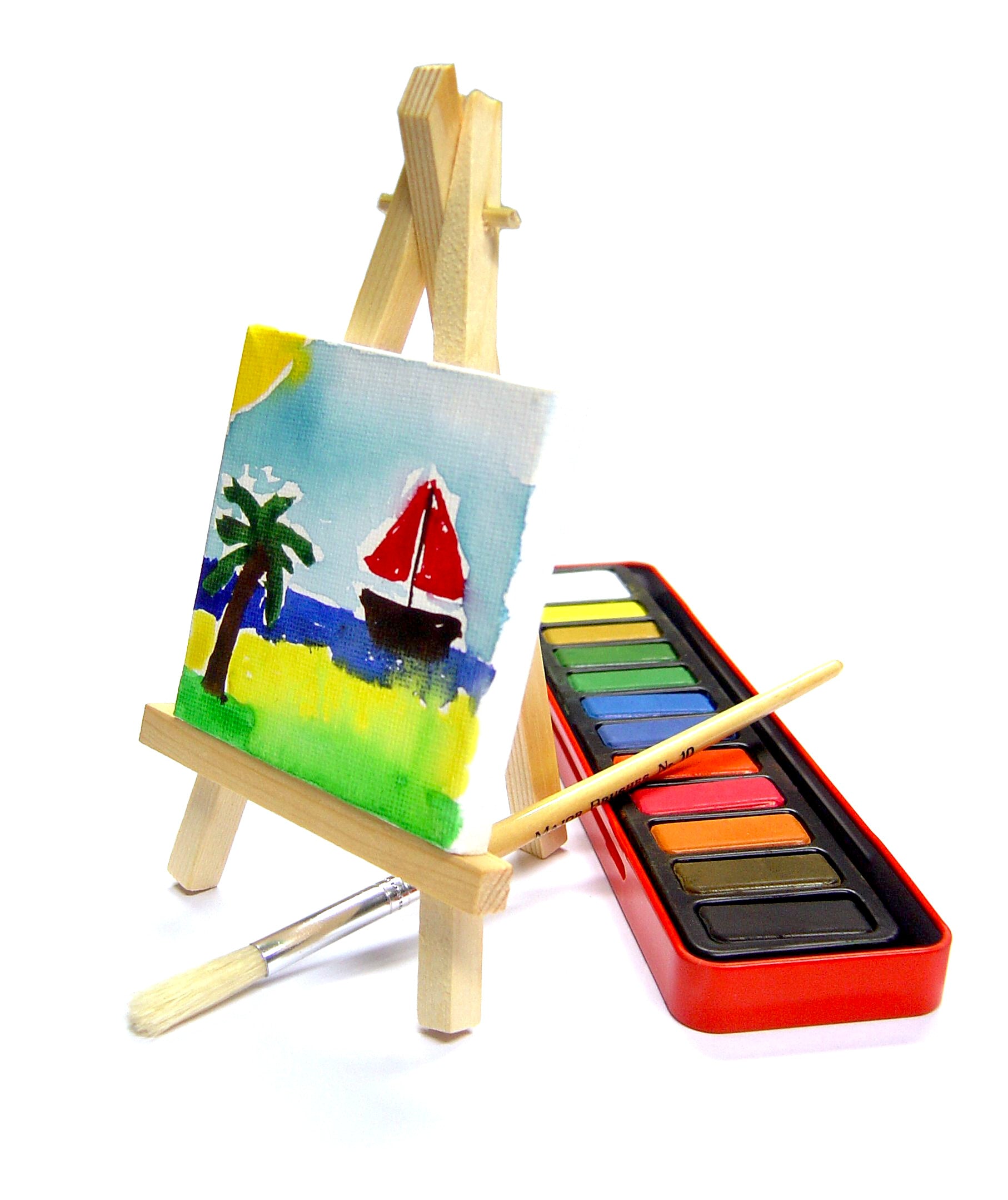 Mini Canvas with Easel