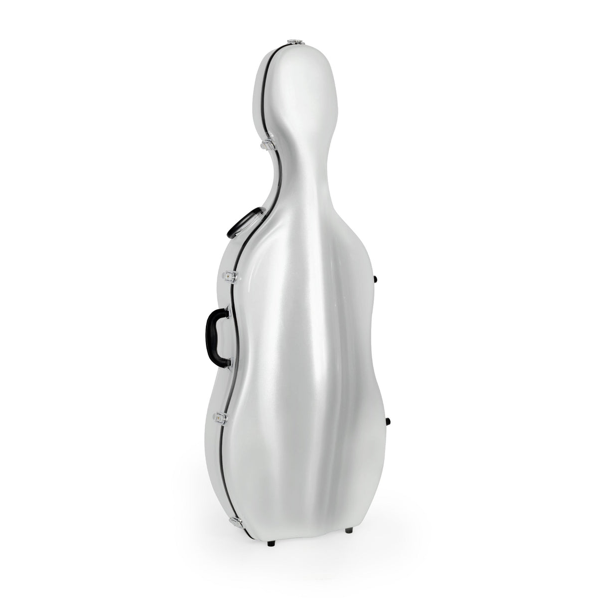 Sinfonica Z-Tec 4/4 fibreglass Cello case - Silver