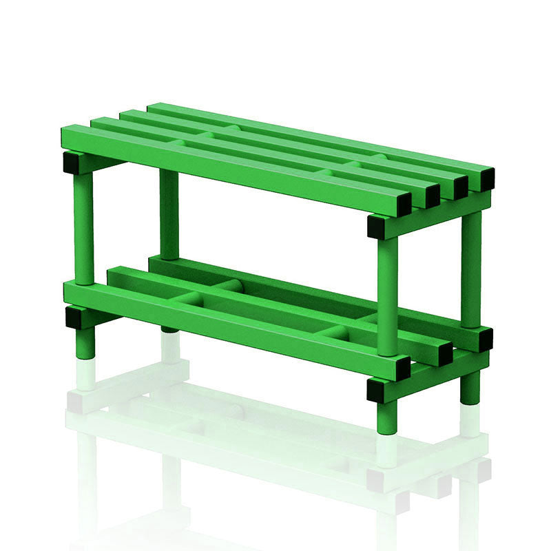 VENDIPLAS BENCH 0.9M L X 35 W X 49CM H, GREEN