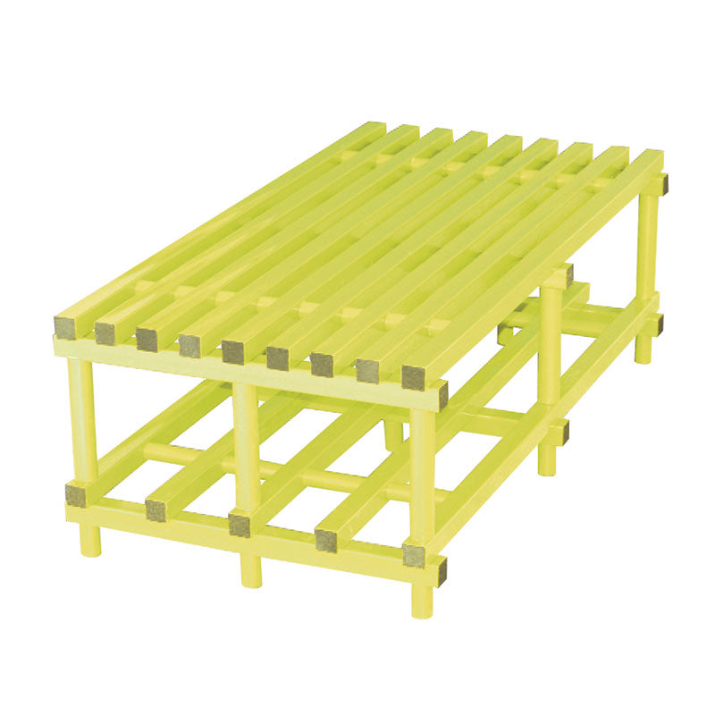 VENDIPLAS DOUBLE SIDED BENCH 1.5M L X 75 W X 49CM H, YELLOW