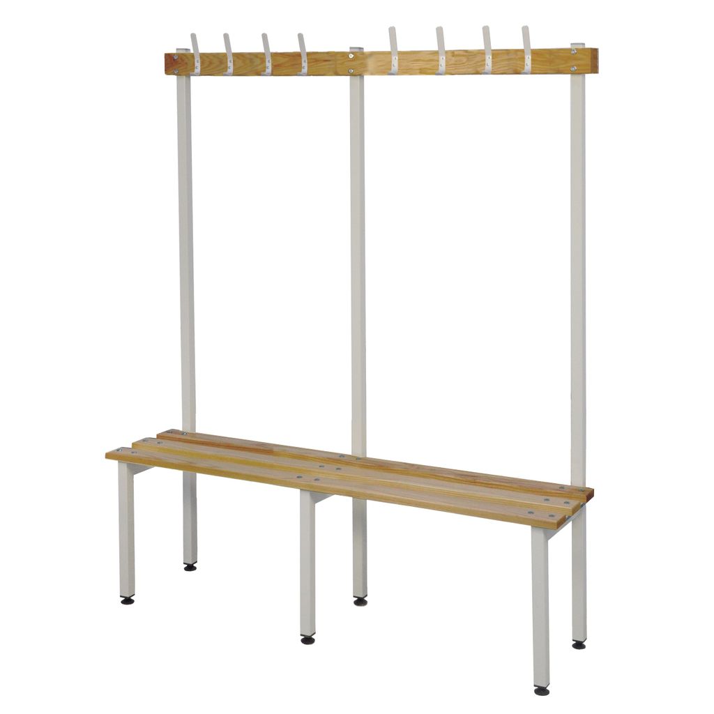 LOCKER ROOM BENCH AND RAIL  1M