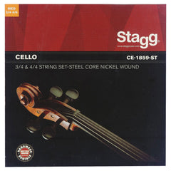 Set of full size and 3/4 size budget cello strings