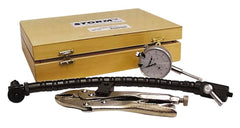 DIAL INDICATOR SET W LOCKING PLIERS AND FLEX ARM 0 TO 1 INCH