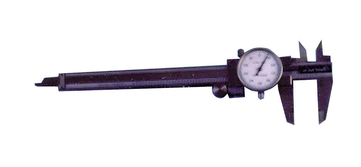 CENTRAL TOOLS - DIAL CALIPER - 0 TO 6 IN - .001 INCH GRADUATIONS - FINE ADJUSTMENTS