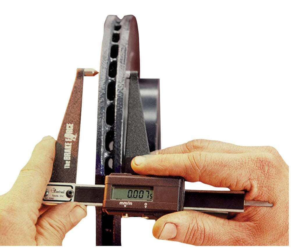 ROTOR GAUGE BRAKE FORCE DIGITAL TANGE 0 TO 2 1/4 INCH 0.58MM