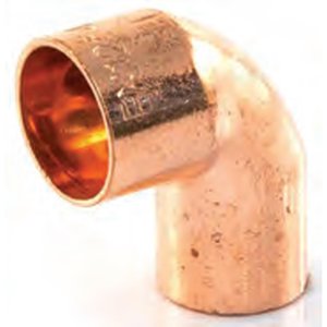 Copper End Feed Street Elbow 90° - 15mm