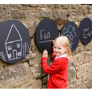 Circular Chalkboards - 40cm , pack of 4