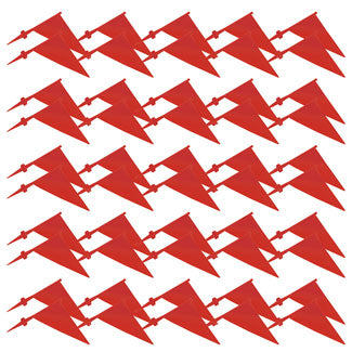 MASTERPLAY BOUNDARY MARKER BUCKET OF 50, RED