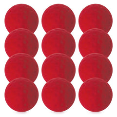 BOLA DIMPLED PRACTICE BALL RED, SET OF 12