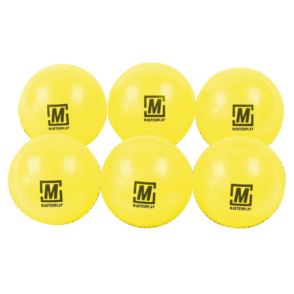 MASTERPLAY MIDI-CRICKET KINDER BALL SET OF 6