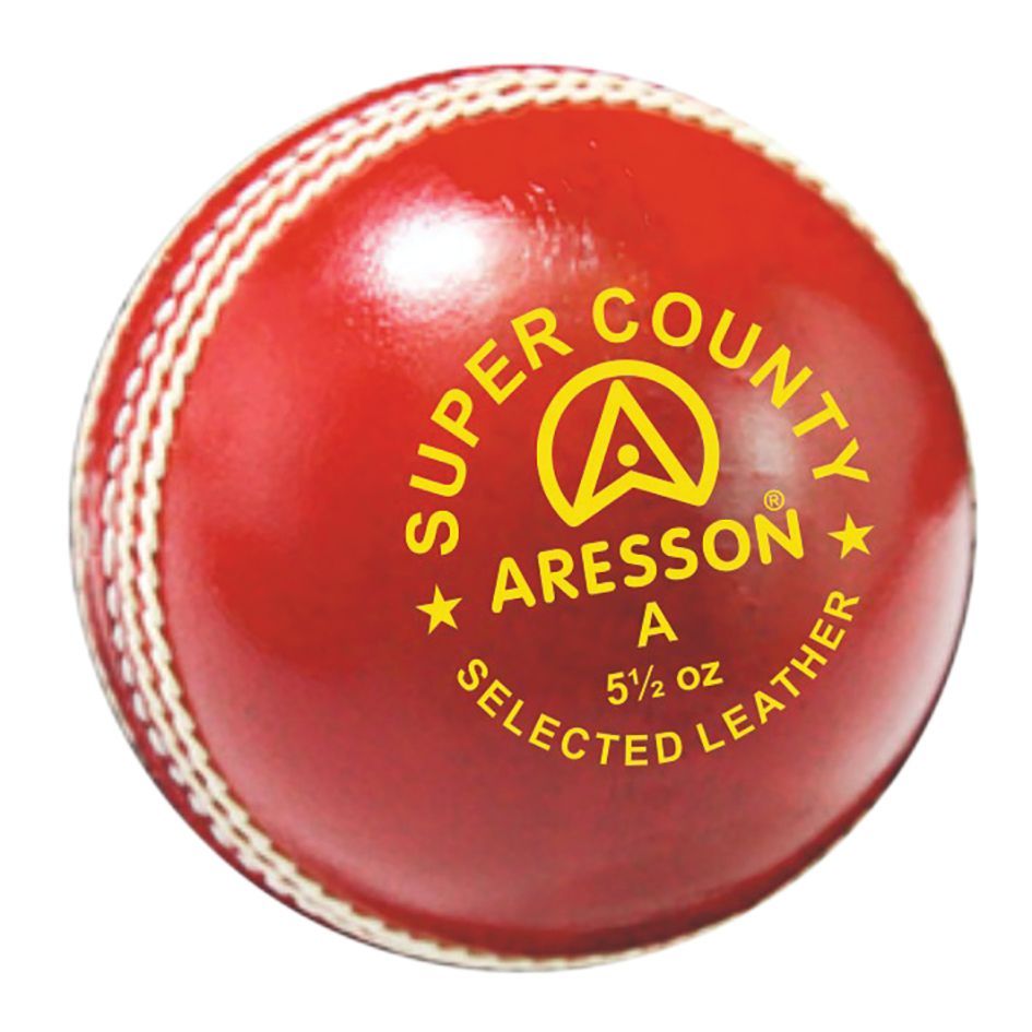 ARESSON SUPER COUNTY CRICKET BALL 5.50OZ
