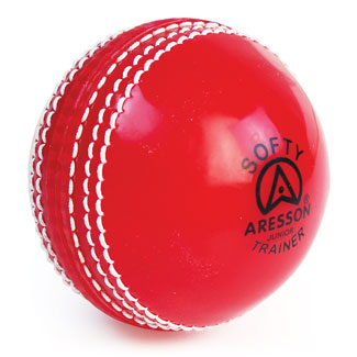 ARESSON SOFTY TRAINER CRICKET BALL JUNIOR, RED