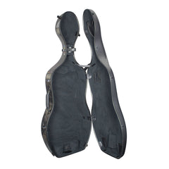 Hidersine hard polycarbonate cello case - Carbon fibre effect