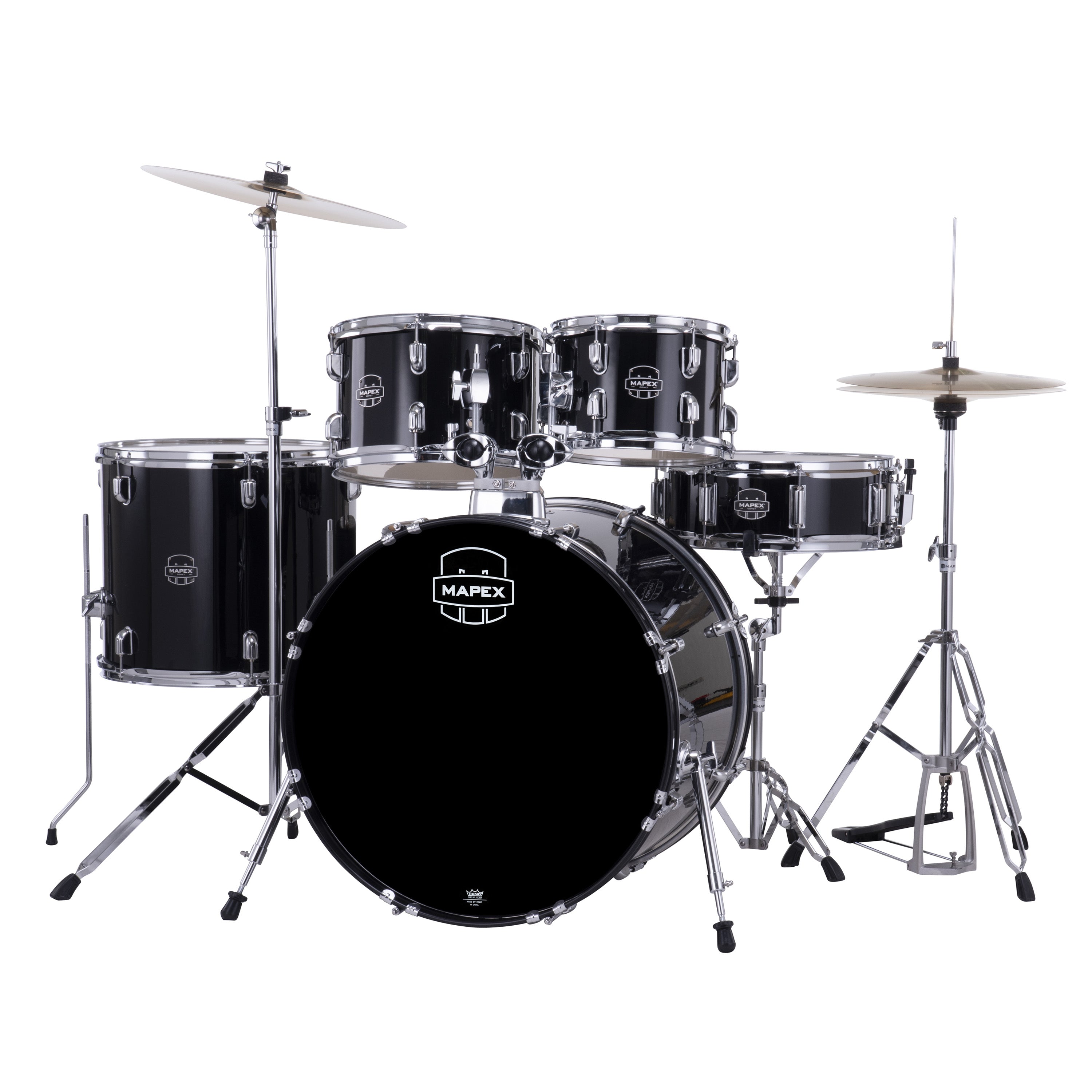 Mapex Comet 22\" rock fusion drum kit - Dark Black