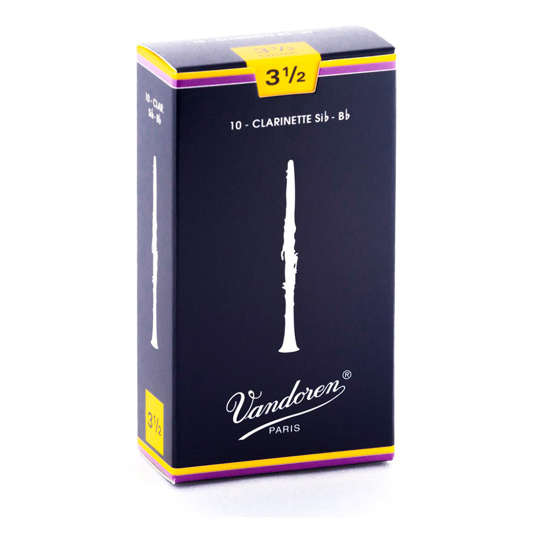 Vandoren \'Blue Box\' Bb clarinet reeds - 3 (box of 10)