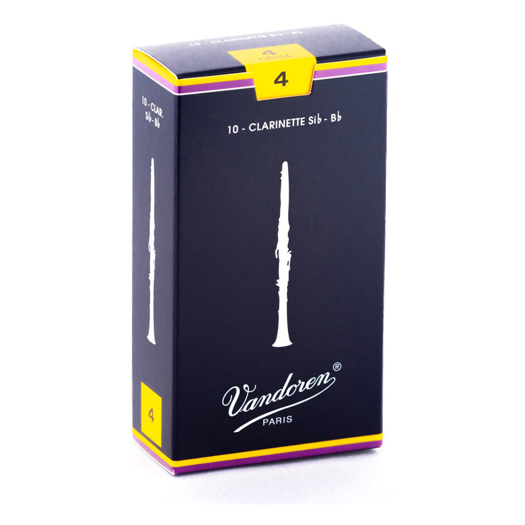 Vandoren \'Blue Box\' Bb clarinet reeds - 4 (box of 10)