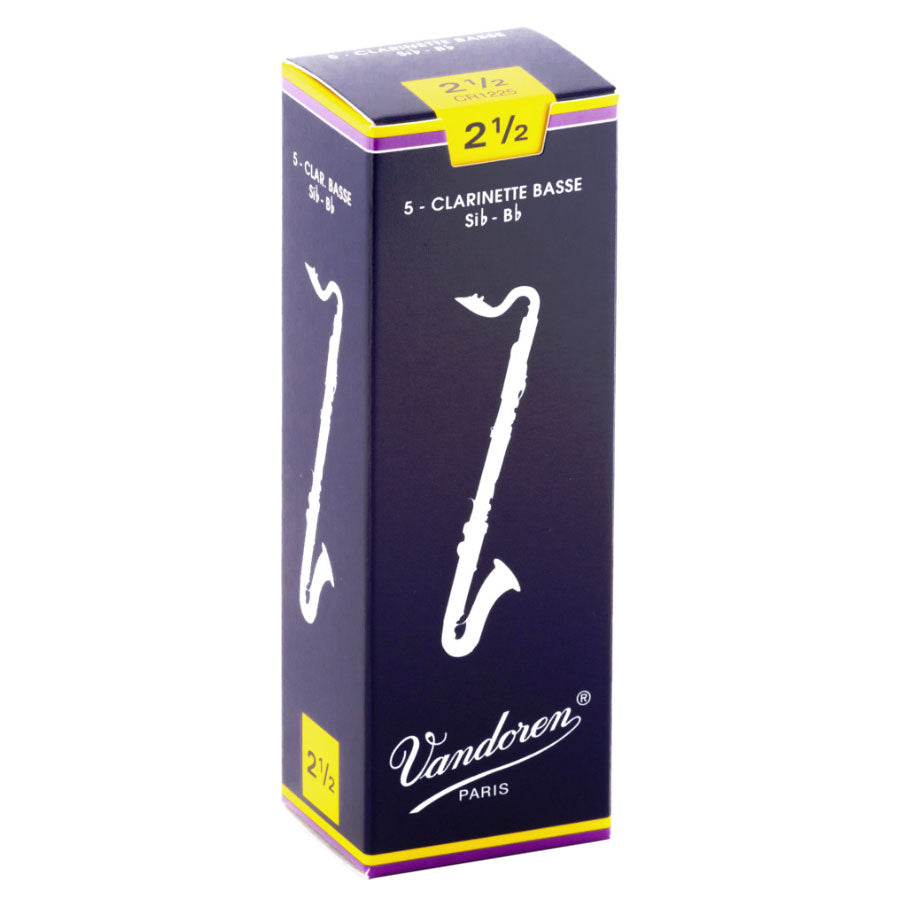 Vandoren Bb bass clarinet reeds box of 5 - 2