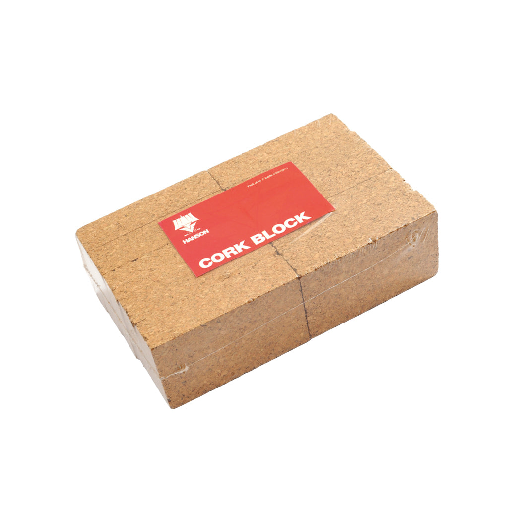 Cork Sanding Blocks - Pack of 10