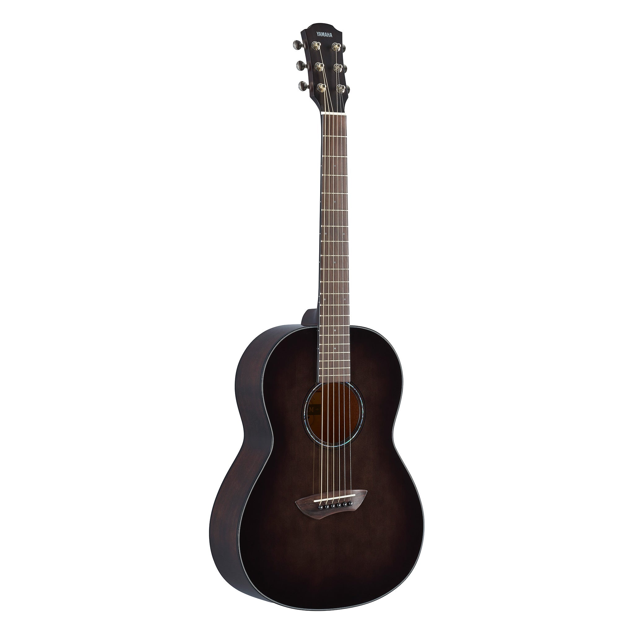 Yamaha CSF1M compact folk parlor electro-acoustic guitar in matte - Translucent black
