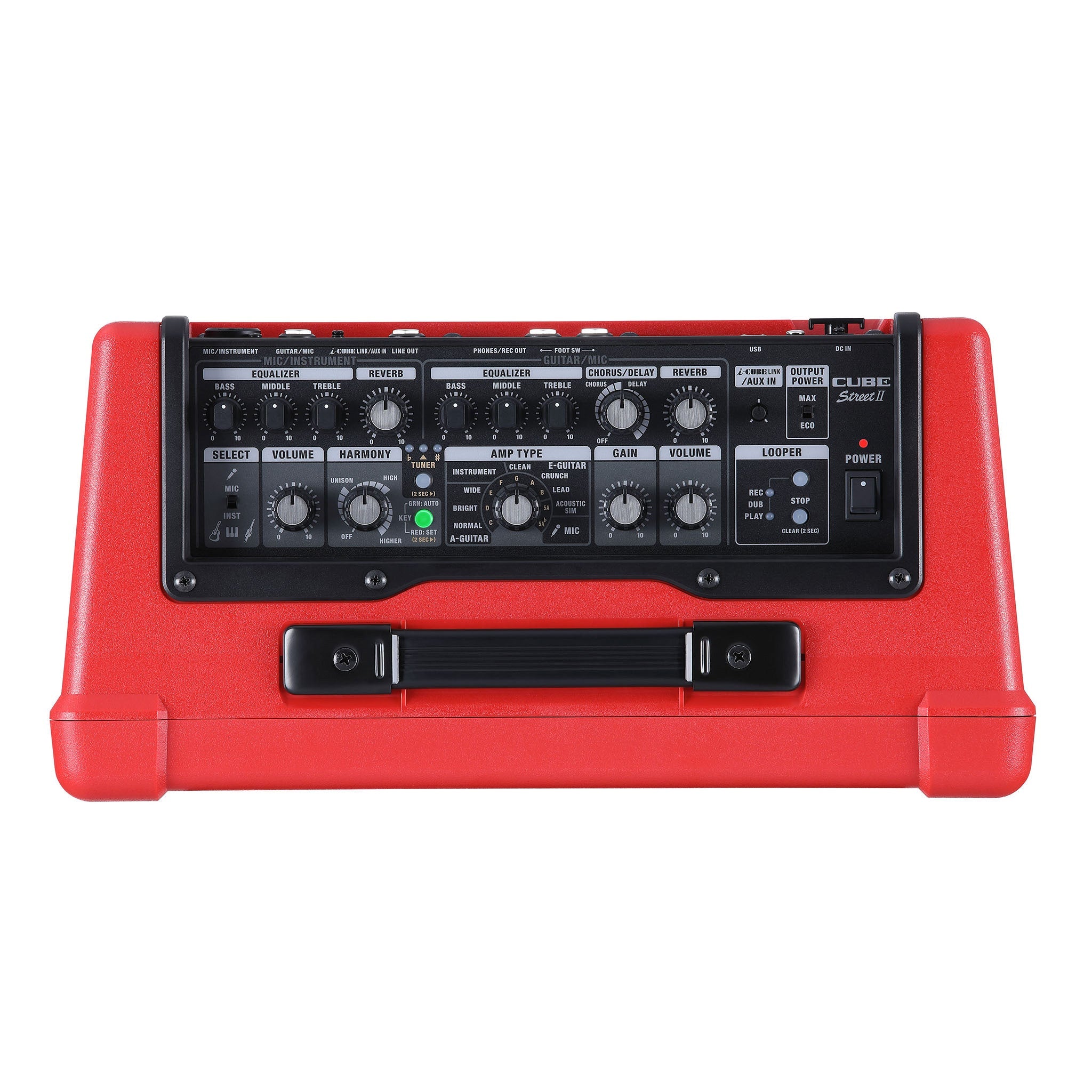 Boss Cube Street II 10W stereo amplifier - Red