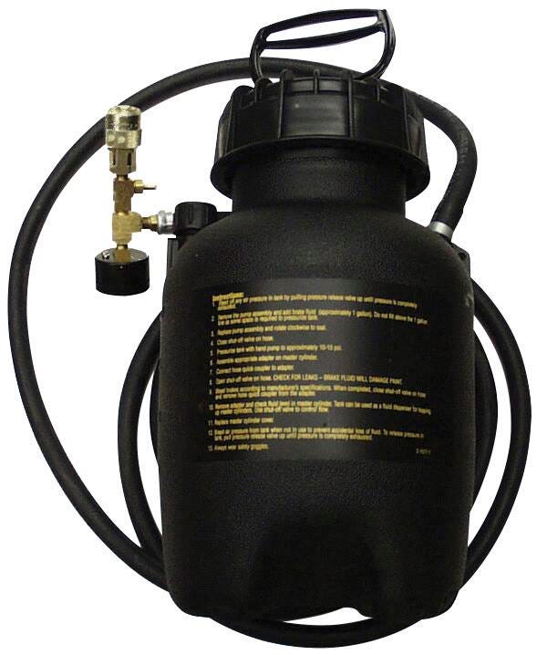 BRAKE BLEEDER TANK 1 GAL CAPACITY