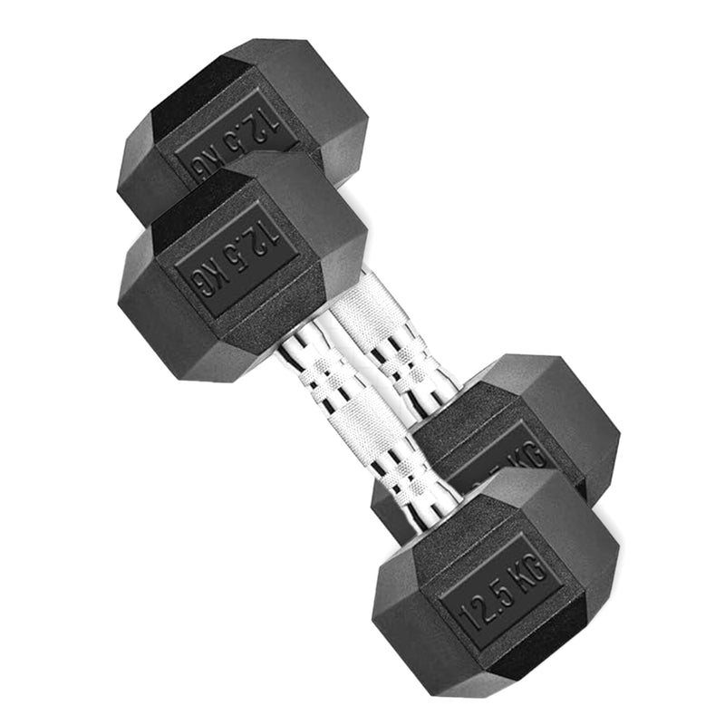 DS Hex Dumbbell - Cast Iron - 27.5 LBS (12.5Kg) Black