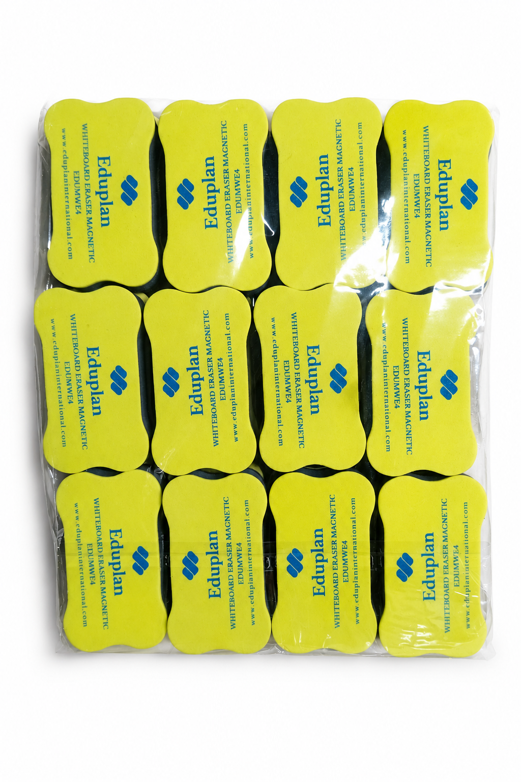 WHITE BOARD ERASER MAGNETIC SMALL ASST EDUPLAN EDUMWE4