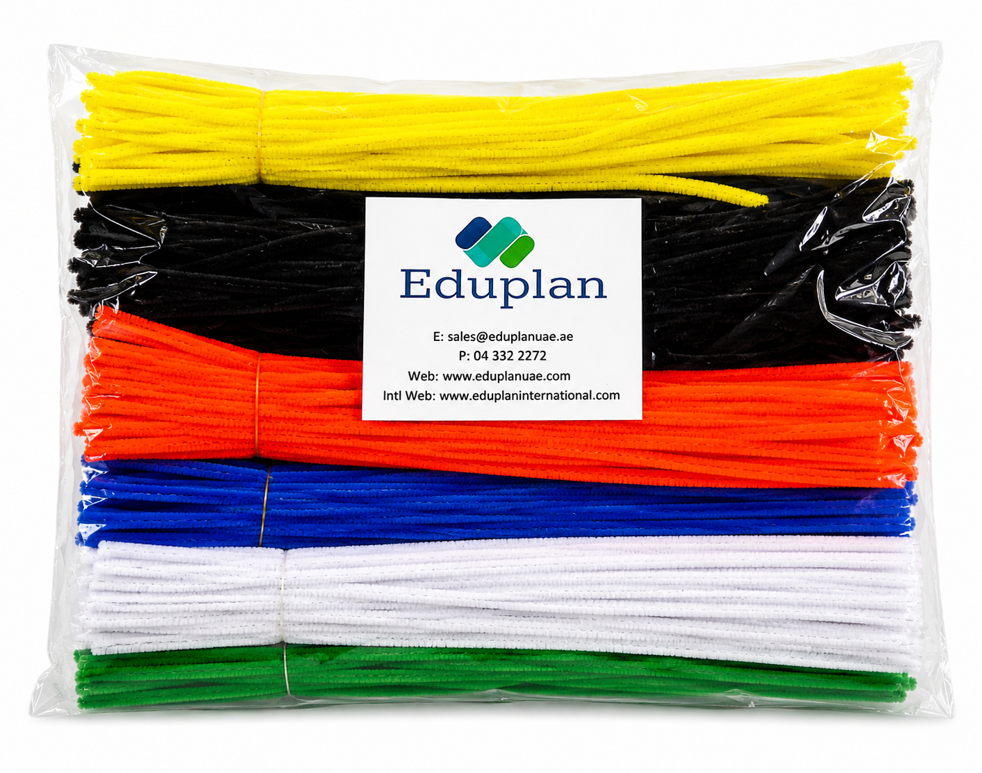 EDUPLAN PIPE CLEANERS CLASS PACK PKT-500 - 10